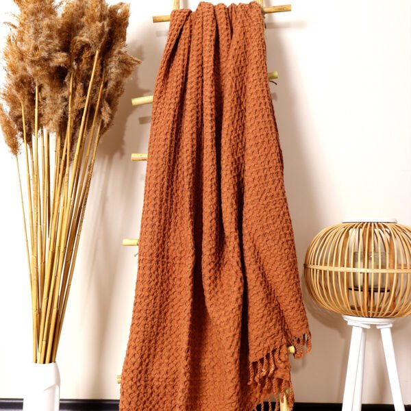 Big Waffle Throw Blanket