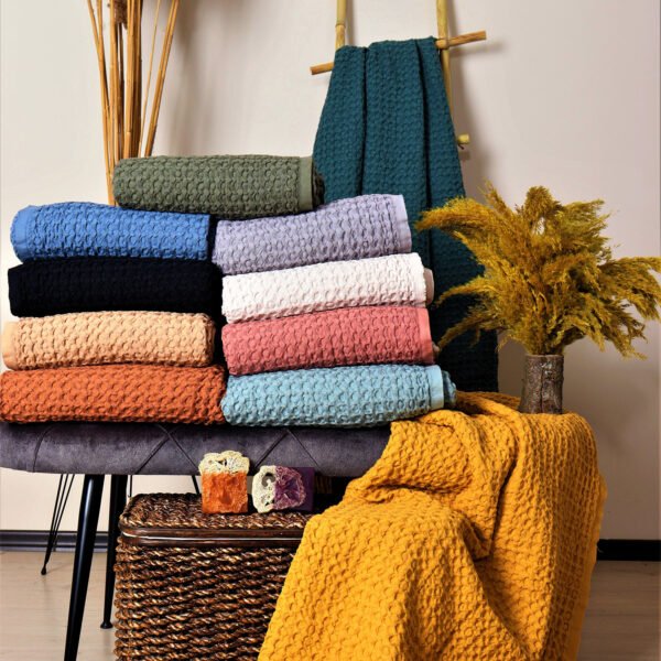 Big Waffle Throw Blanket