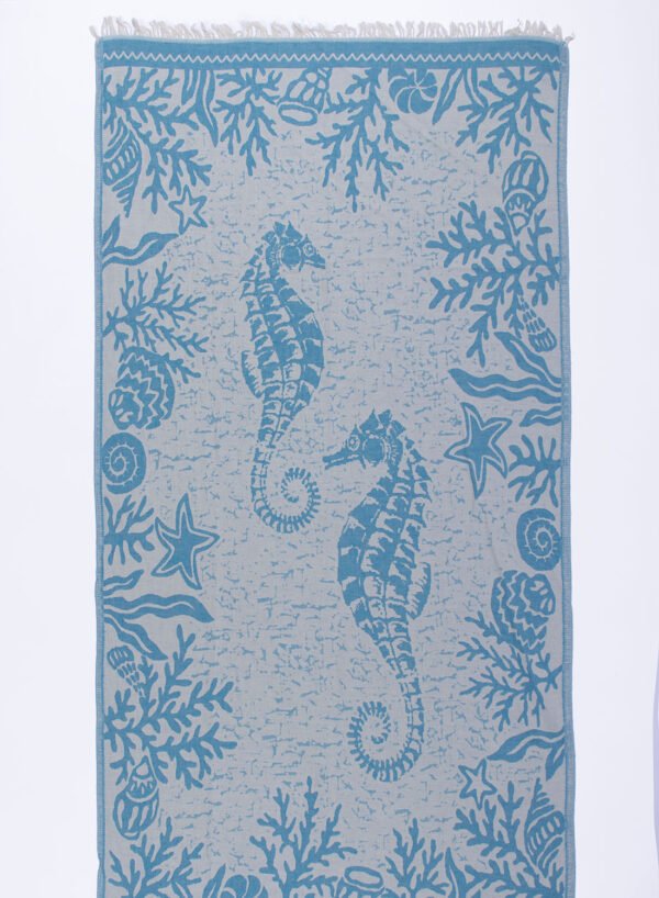Seahorse Pestemal Bath Towels